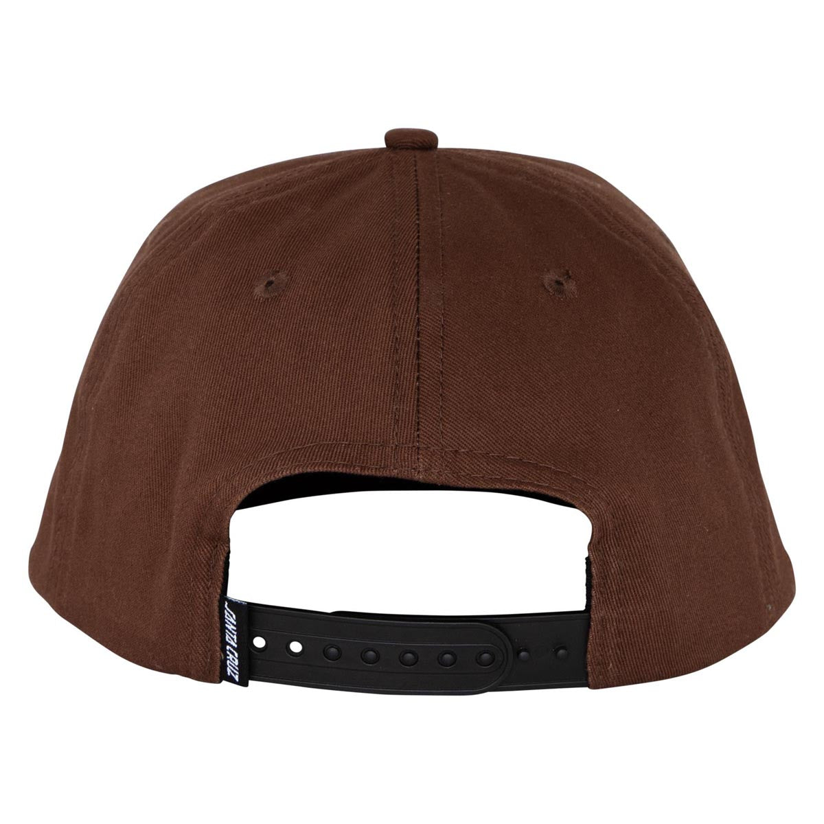 Santa Cruz Stretched Strip Snapback Hat - Brown/Terracotta image 3