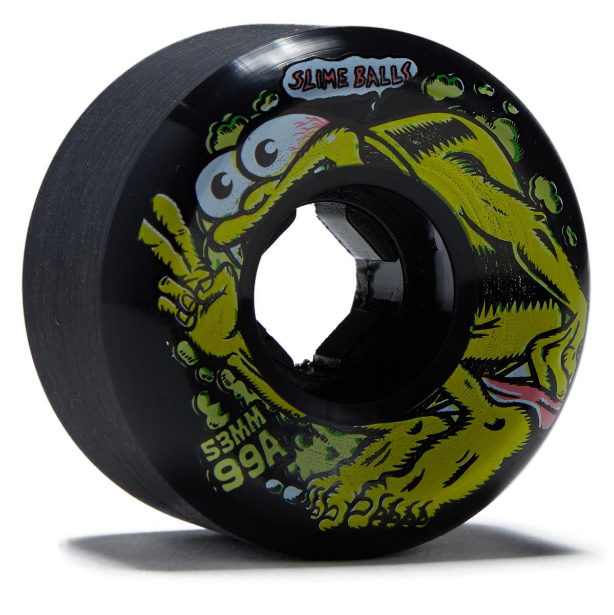 Slime Balls Slime Gremmie Vomit Mini 99a Skateboard Wheels - Black - 53mm image 1