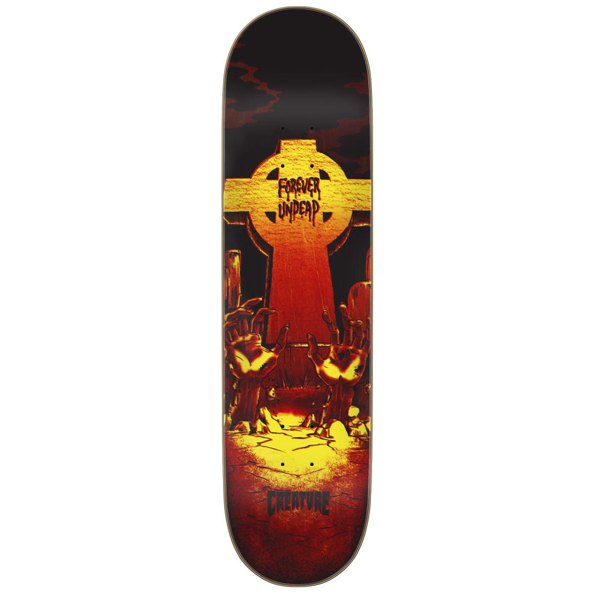 Creature Forever Undead 7 Ply Birch Skateboard Deck - 8.125