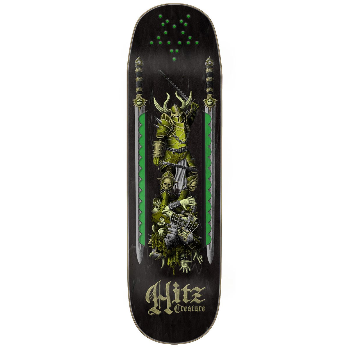 Creature Hitz Serrator Skateboard Deck - 9.00