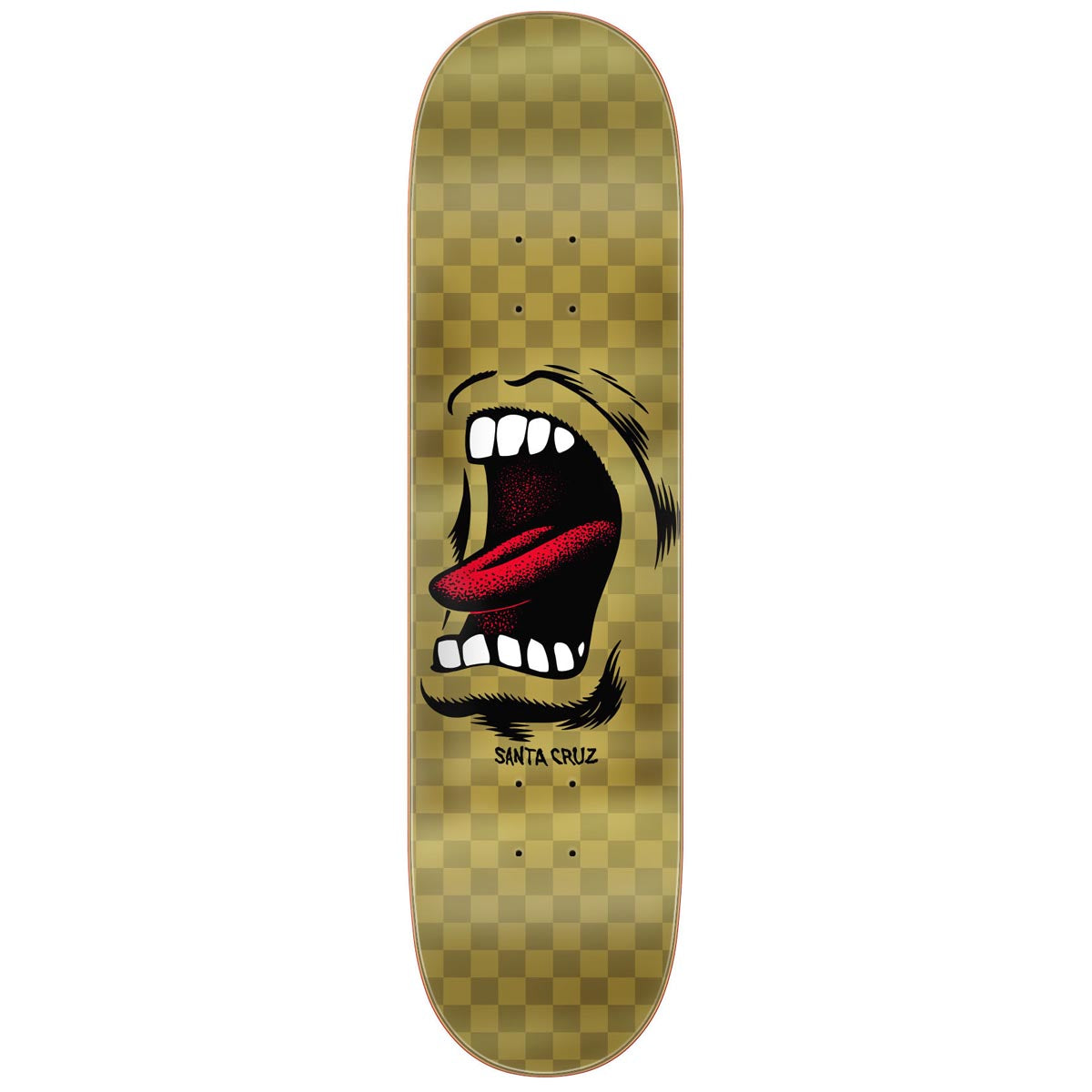 Santa Cruz Screaming Mouth 7 Ply Birch Skateboard Deck - 8.00