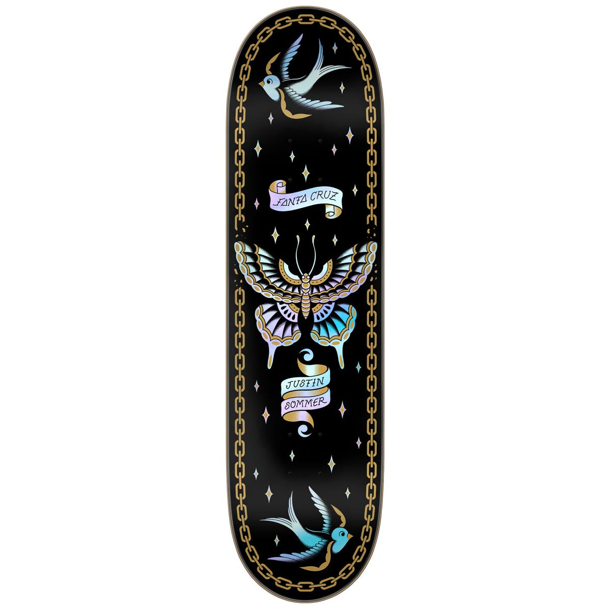 Santa Cruz Sommer Butterfly Skateboard Deck - 8.00