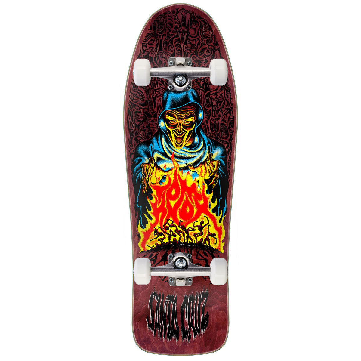 Santa Cruz Knox Firepit Reissue Skateboard Complete - 10.00