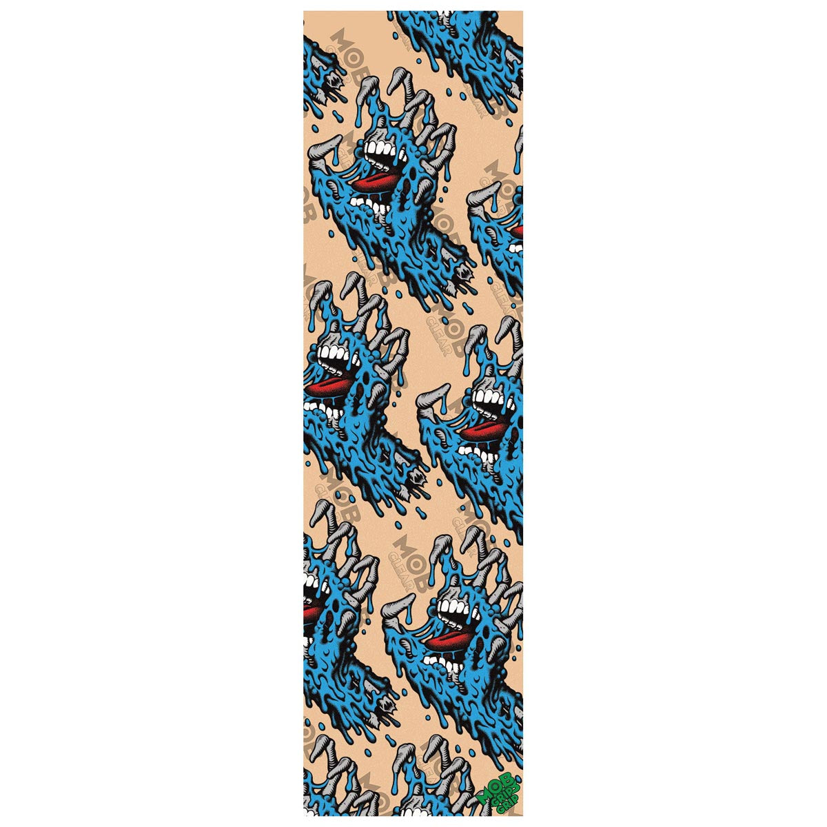 Mob x Santa Cruz Melting Hand Clear Grip tape image 1