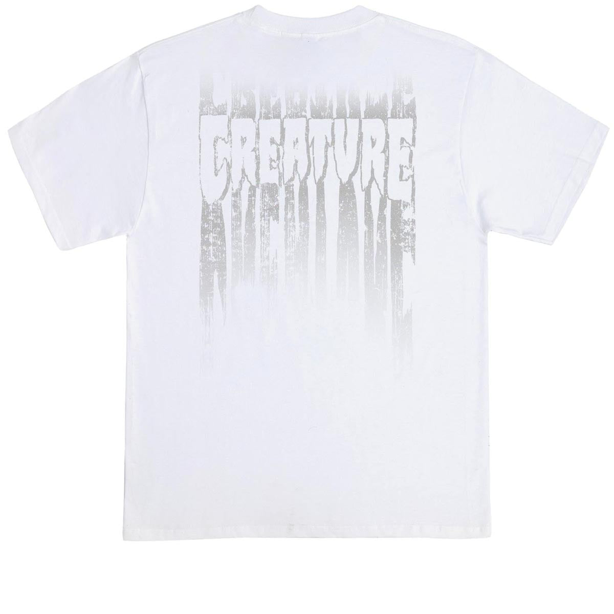 Creature Tattered T-Shirt - White image 1