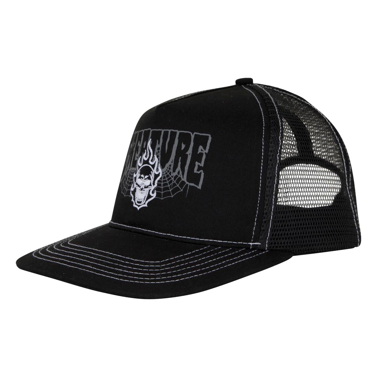 Creature Bonehead 2 Relic Mesh Trucker Hat - Black image 1