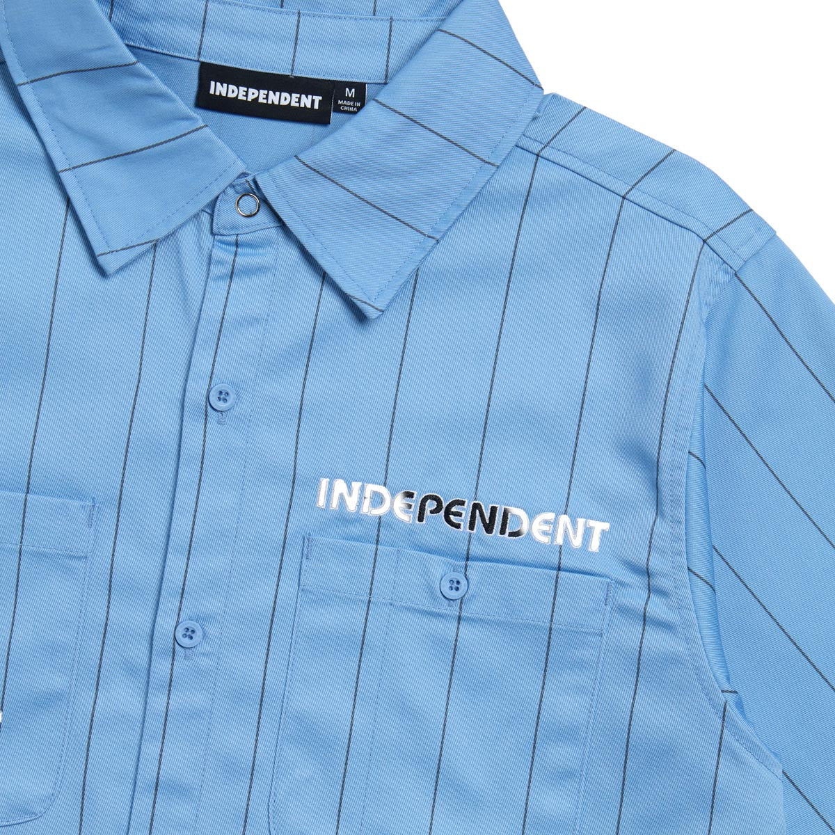 Independent Union Work Shirt - Work Blue w/Stripe image 2