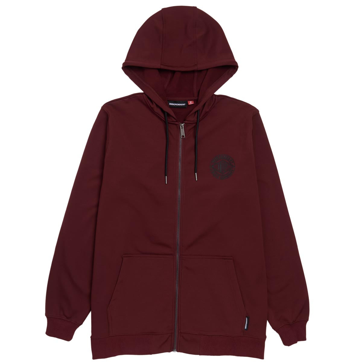 Independent Clipper Zip Hoodie - Burgundy image 1