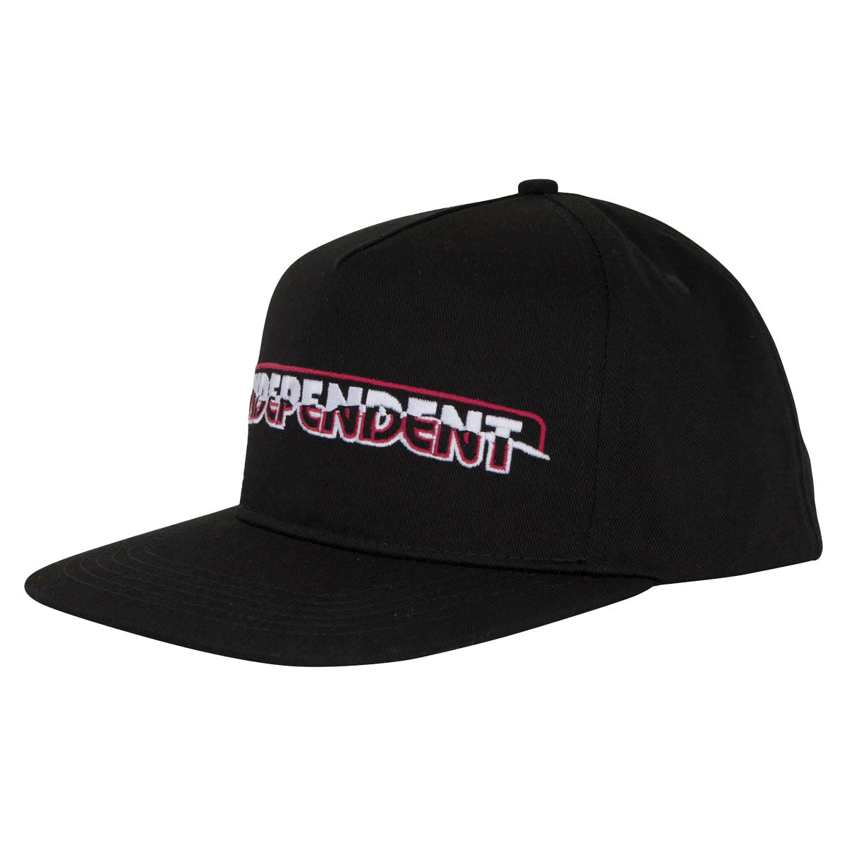 Independent Barhouse Ripped Snapback Hat - Black image 1