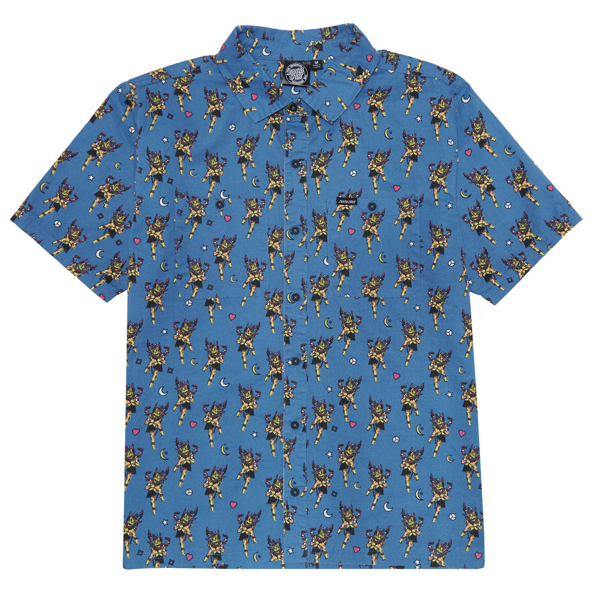 Santa Cruz Salba Witch Doctor Work Shirt - Blue image 1