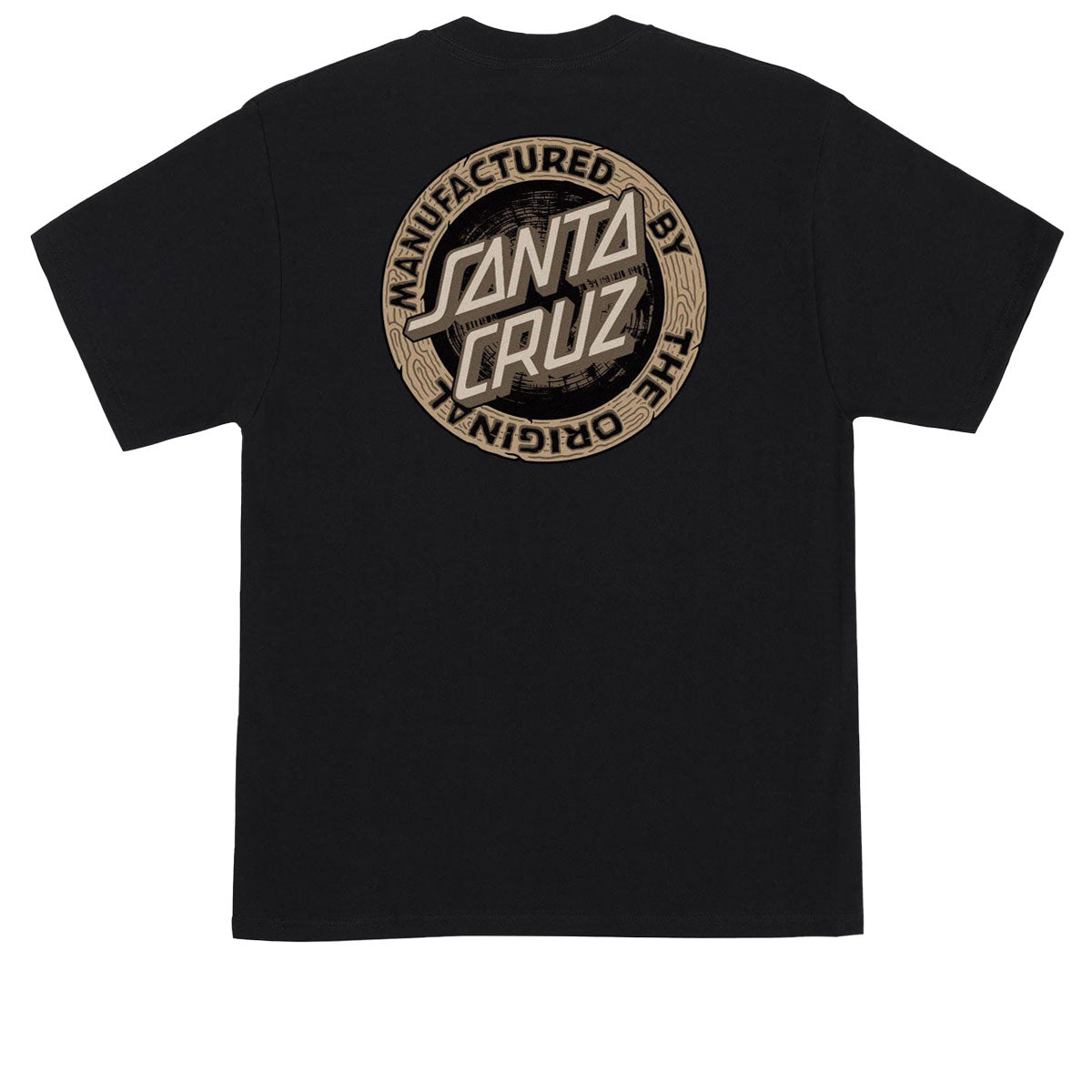 Santa Cruz Carved MFG T-Shirt - Black image 1