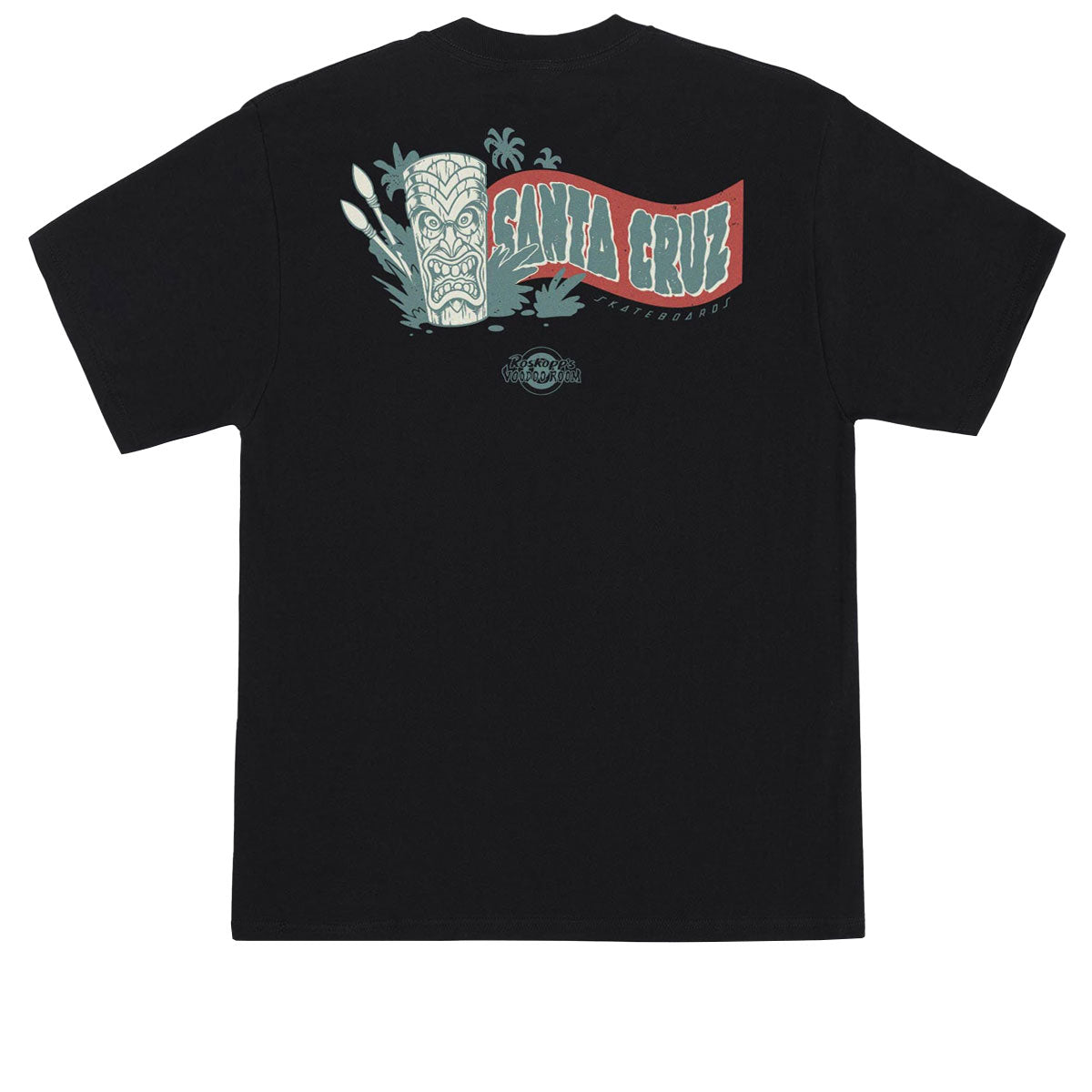 Santa Cruz Roskopp Voodoo Room T-Shirt - Black image 1