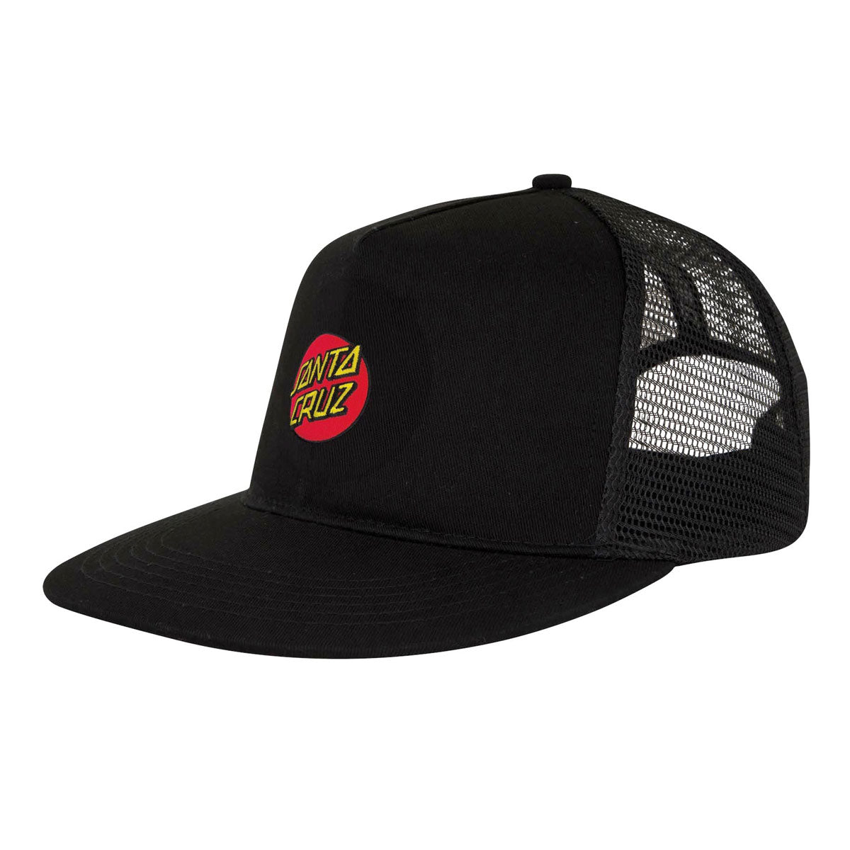 Santa Cruz Cruz Embroidered Trucker Hat - Black image 1