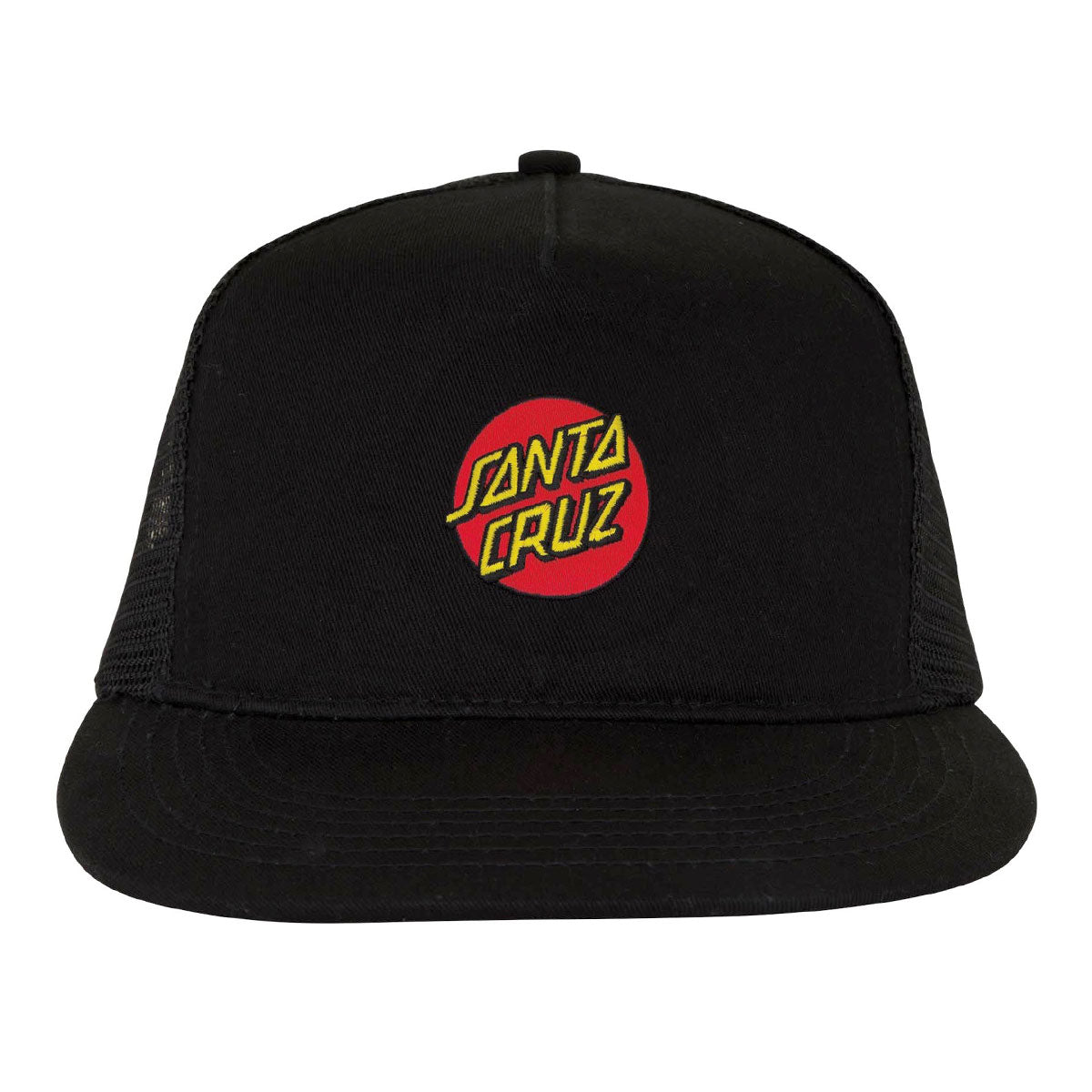 Santa Cruz Cruz Embroidered Trucker Hat - Black image 2