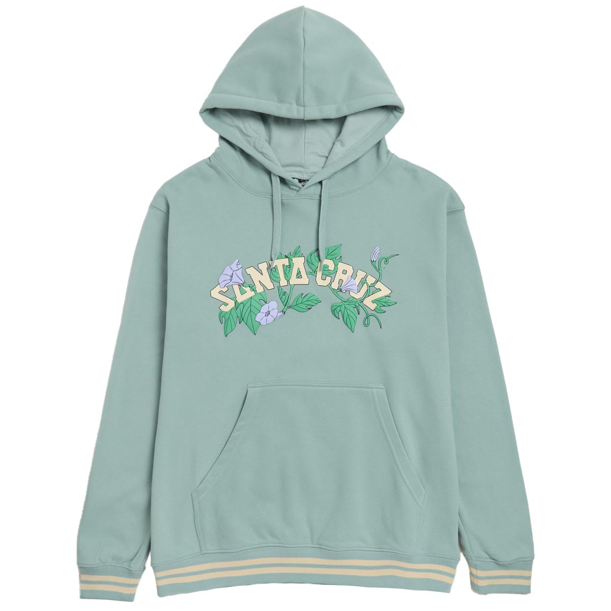 Santa Cruz Womens Cluster Strip Hoodie - Mint image 1