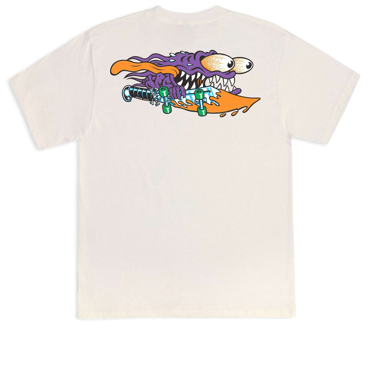 Santa Cruz Meek Slasher T-Shirt - Natural/Purple image 1