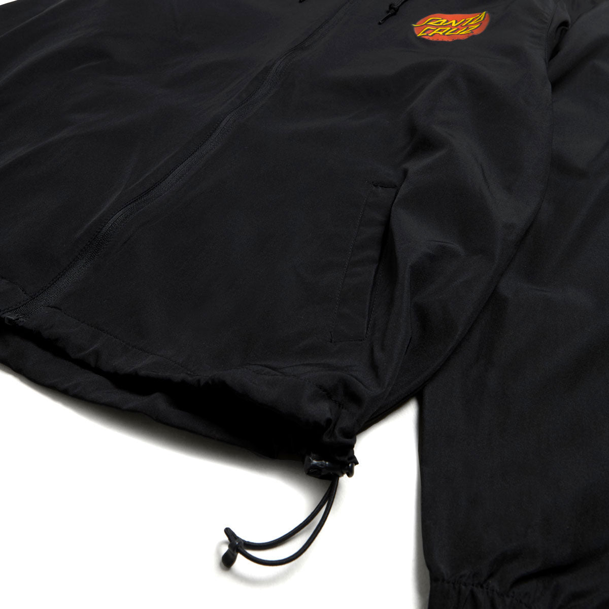 Santa Cruz Cruz Windbreaker Jacket - Black image 2