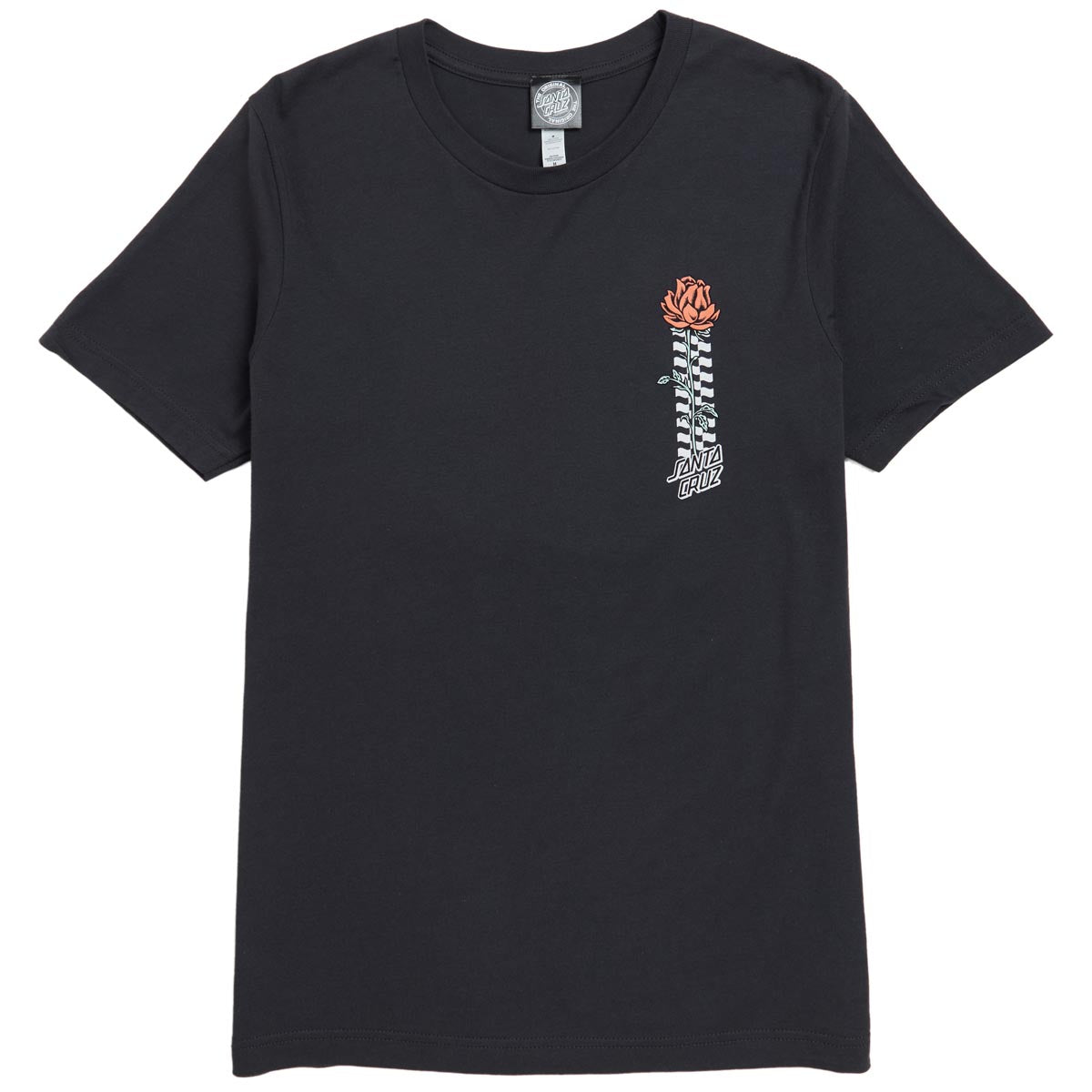 Santa Cruz Womens Rose Tower T-Shirt - Dark Grey image 1