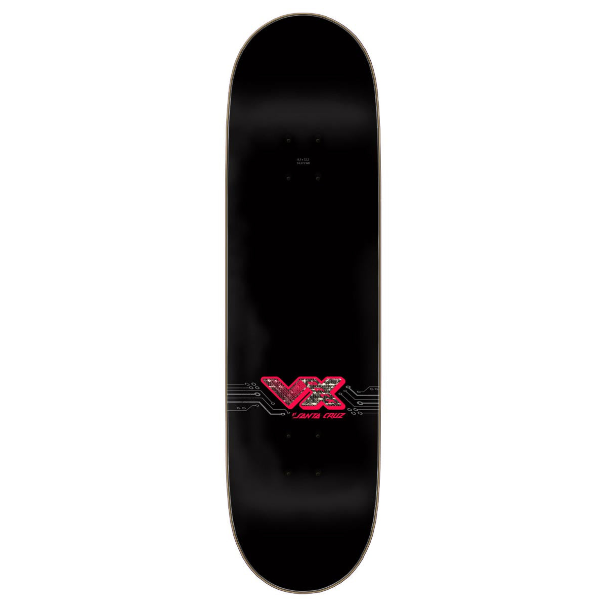 Santa Cruz Wooten Cyber VX Deck Skateboard Deck - 8.50