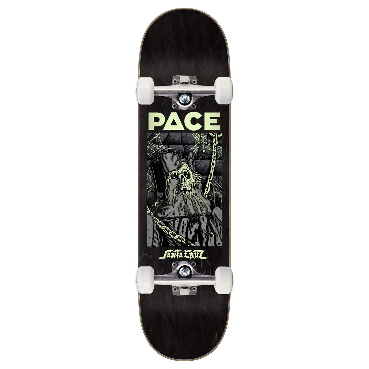 Santa Cruz Pace Dungeon VX Deck Skateboard Complete - 8.25