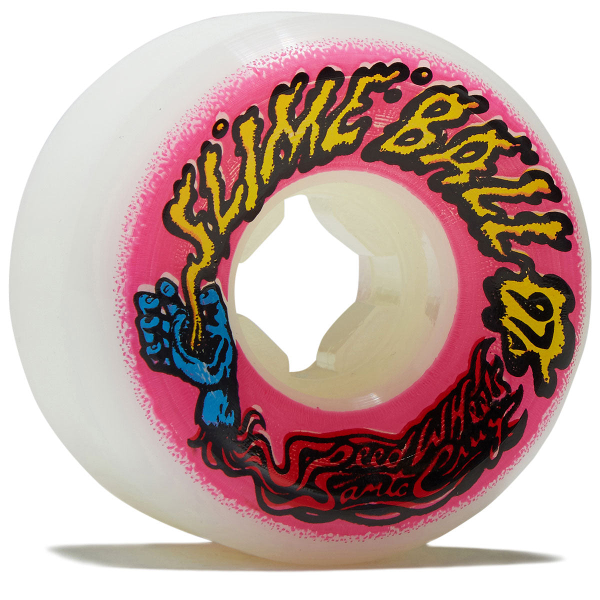 Slime Balls Hand Spray Vomit Mini 97a Skateboard Wheels - White - 56mm image 1