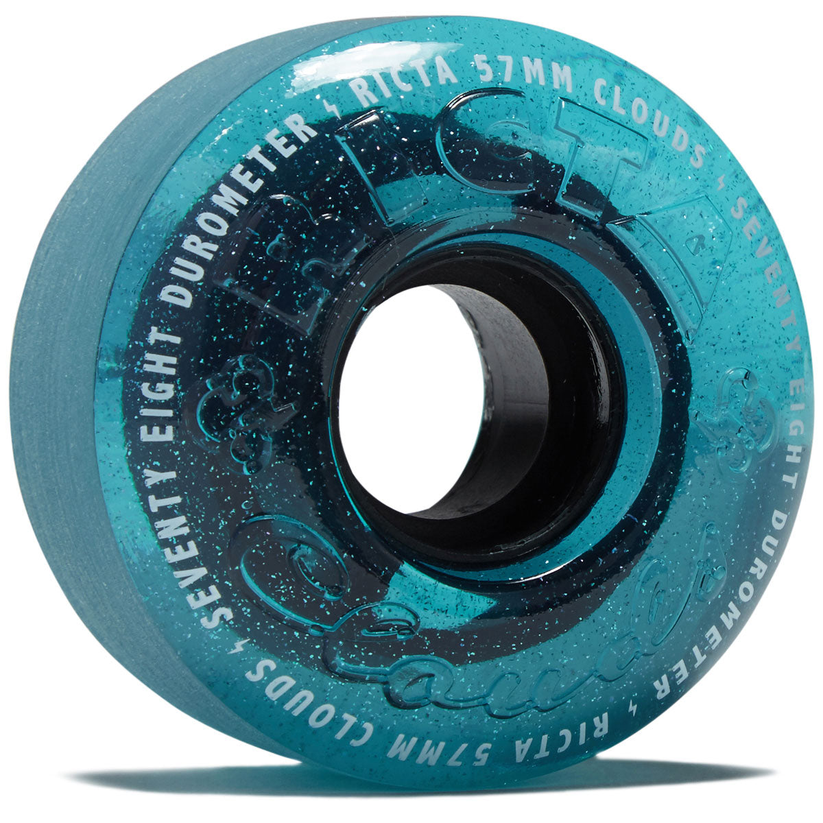 Ricta Iridescent Clouds Blue 78a Skateboard Wheels - Blue - 57mm image 1