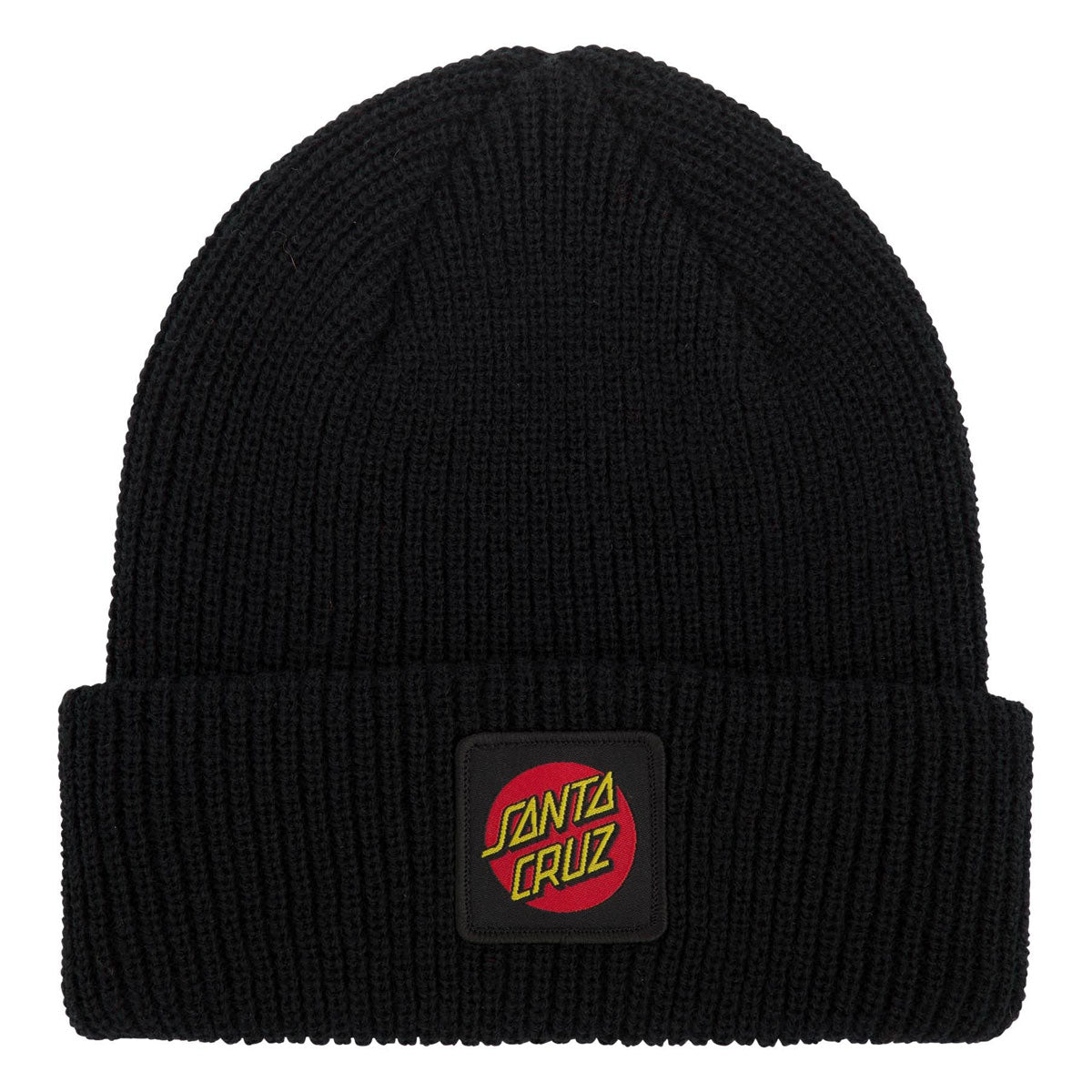 Santa Cruz Cruz Label Long Shoreman Beanie - Black image 1