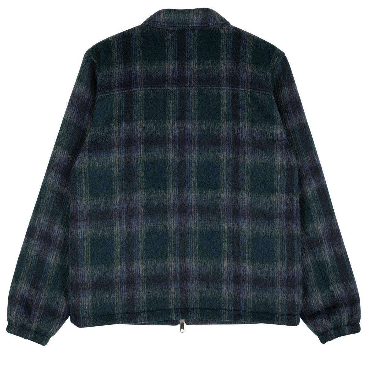 Santa Cruz Hideout Zip Front Lined Jacket - Navy/Blue/Grey Check image 2