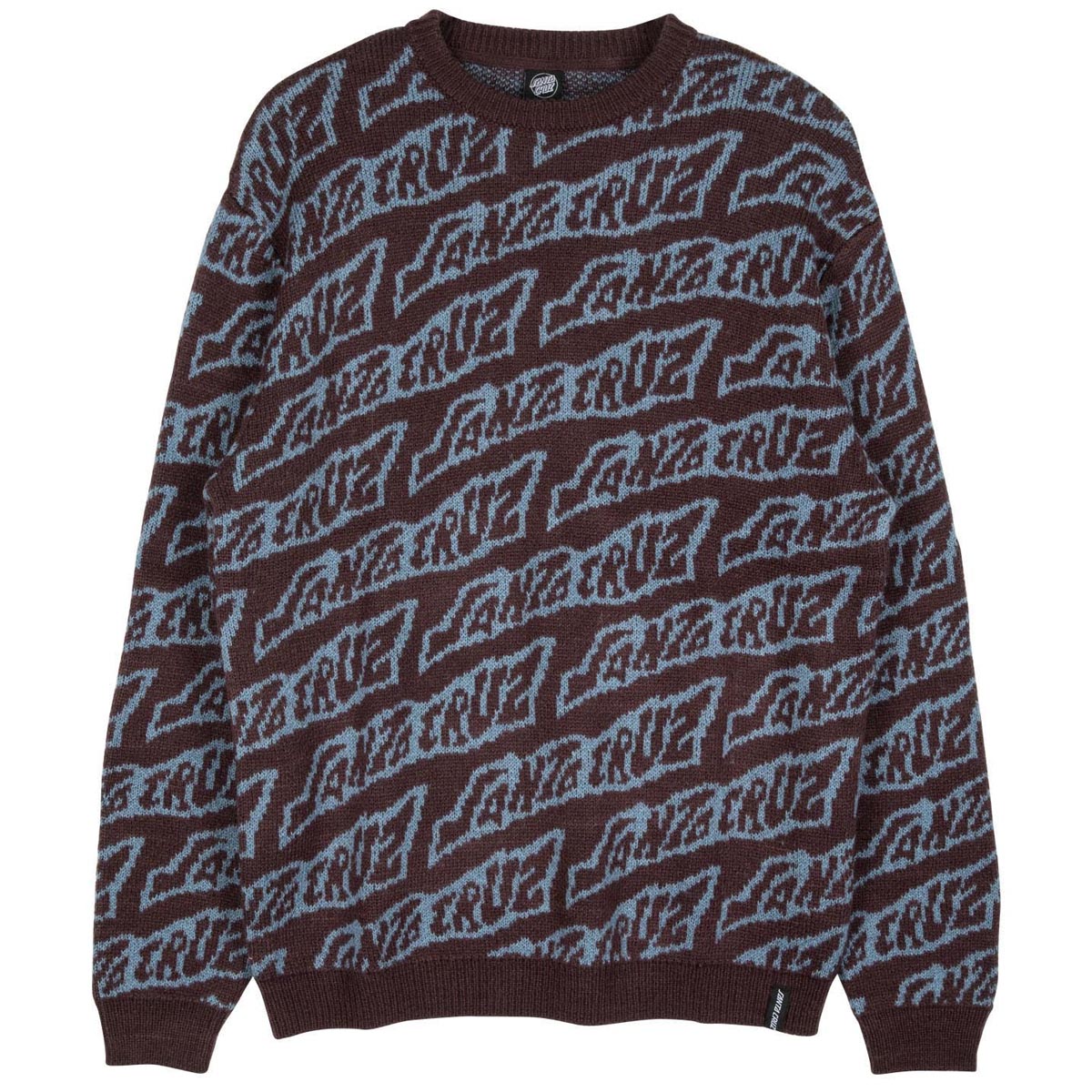 Santa Cruz Creep Repeat Sweatshirt - Black Currant image 1