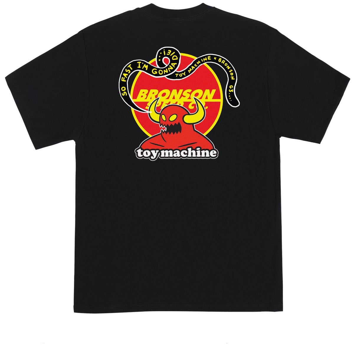 Bronson x Toy Machine T-Shirt - Black image 2