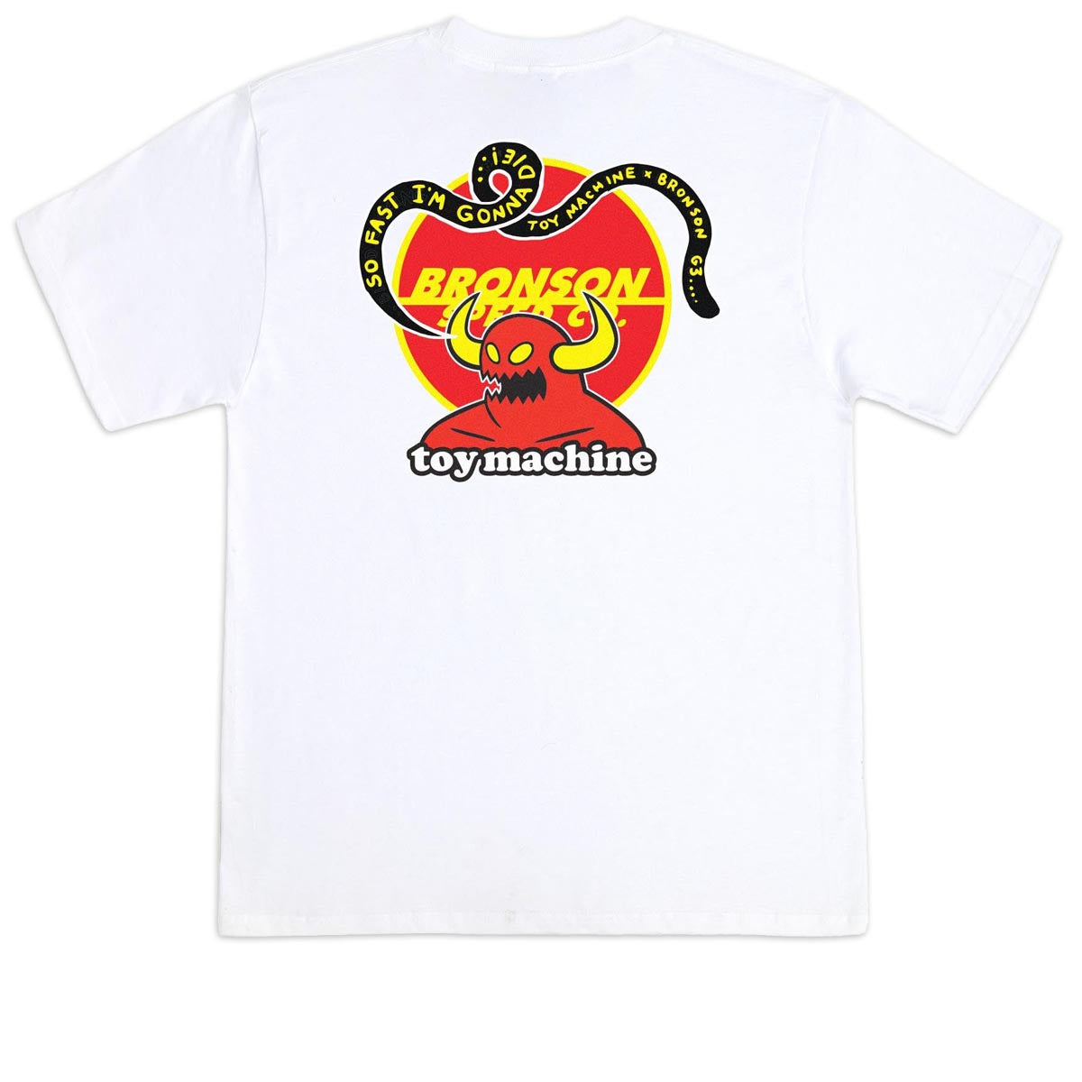 Bronson x Toy Machine T-Shirt - White image 2