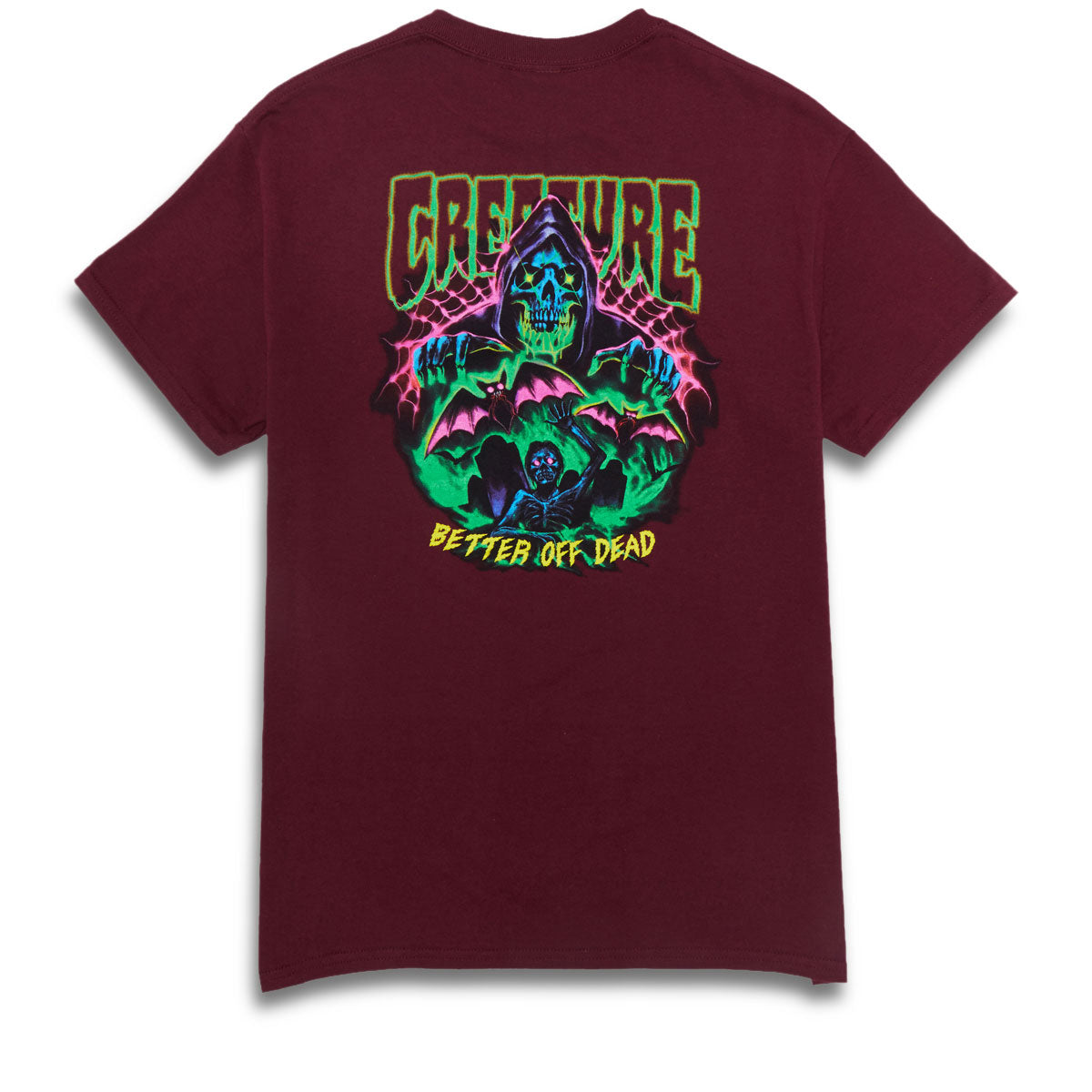 Creature Hellbound T-Shirt - Maroon image 1