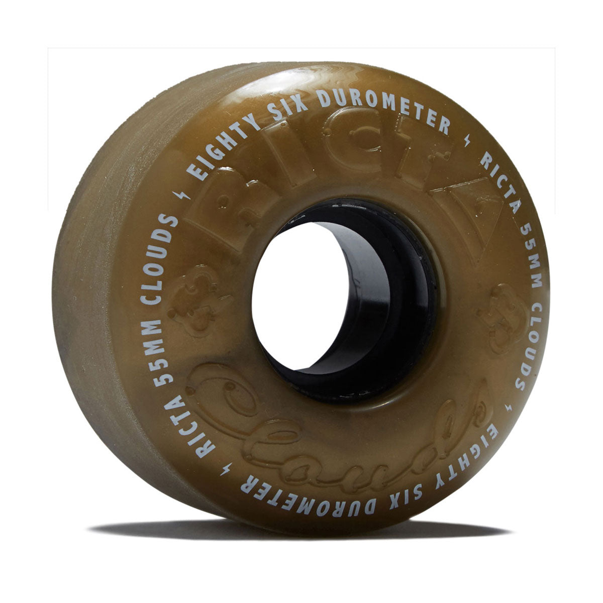 Ricta Clouds 86a Skateboard Wheels - Metallic Gold - 55mm image 1