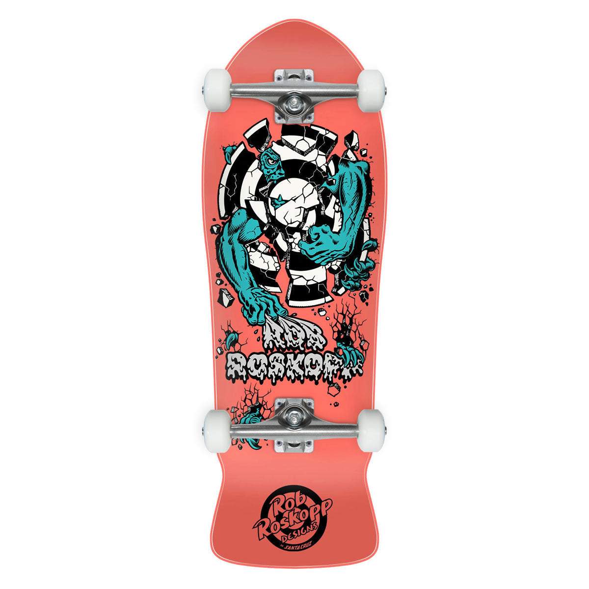 Santa Cruz Roskopp Three Reissue Skateboard Complete - 10.17