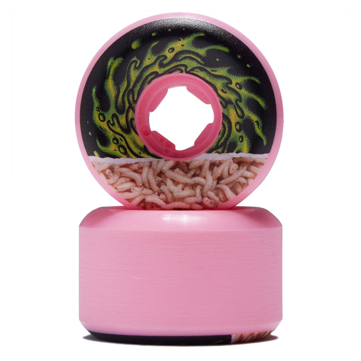 Slime Balls Tear Away Maggots Vomit Mini Hardline 97a Skateboard Wheels - Neon Pink image 2