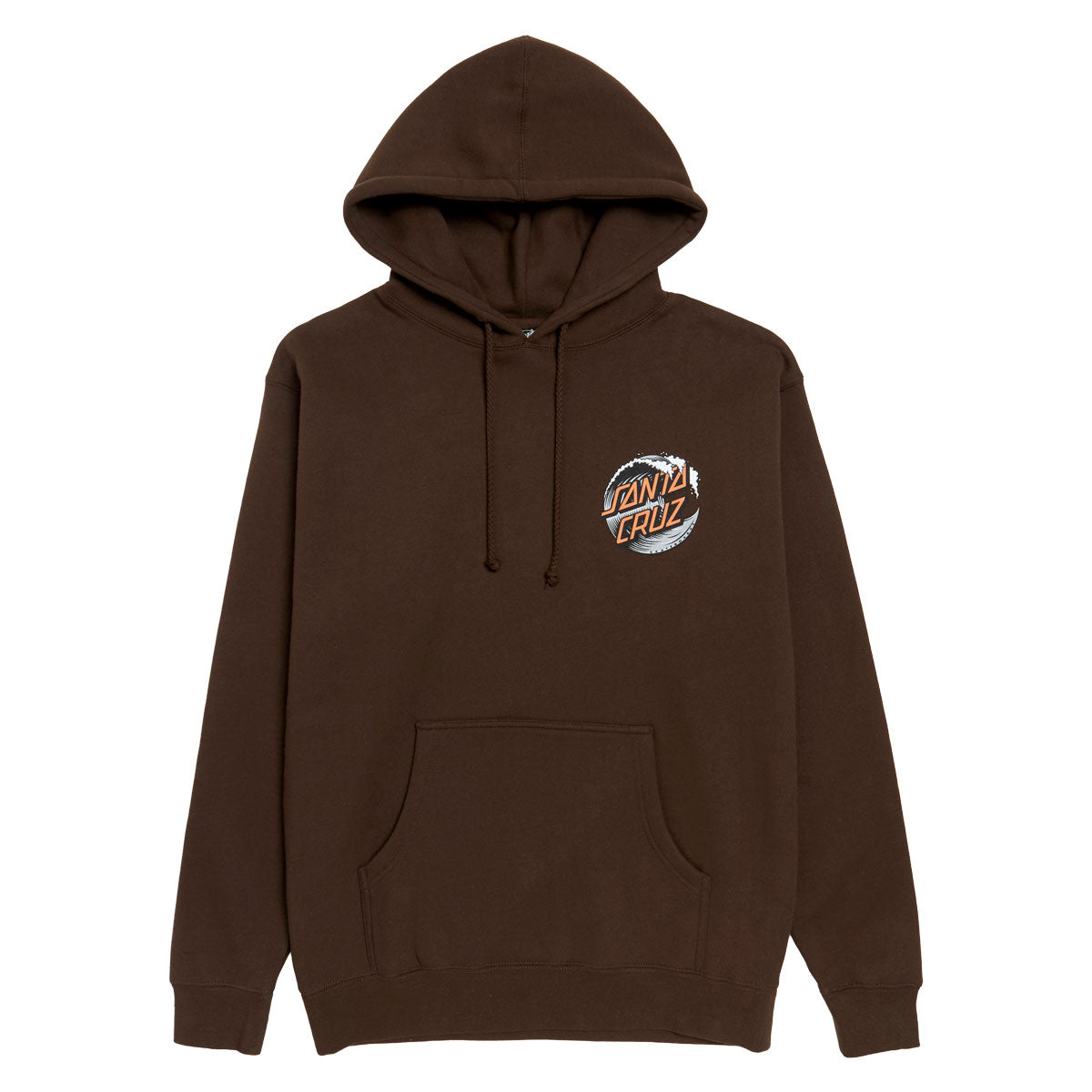 Santa Cruz Wave Dot Hoodie - Brown/Grey/Orange image 1