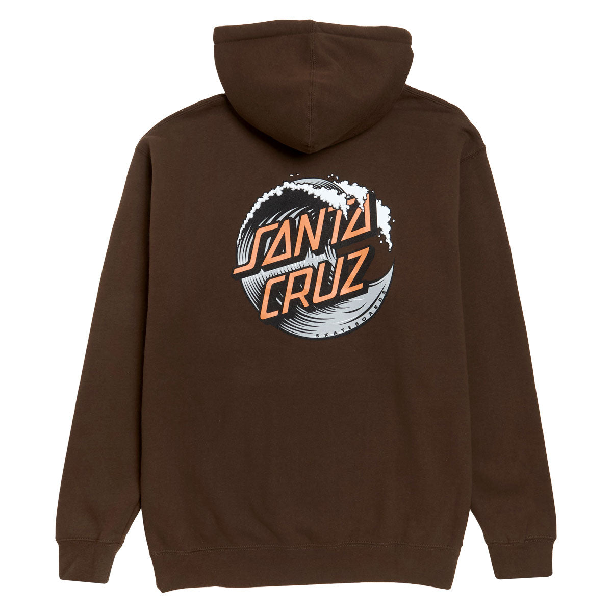 Santa Cruz Wave Dot Hoodie - Brown/Grey/Orange image 2