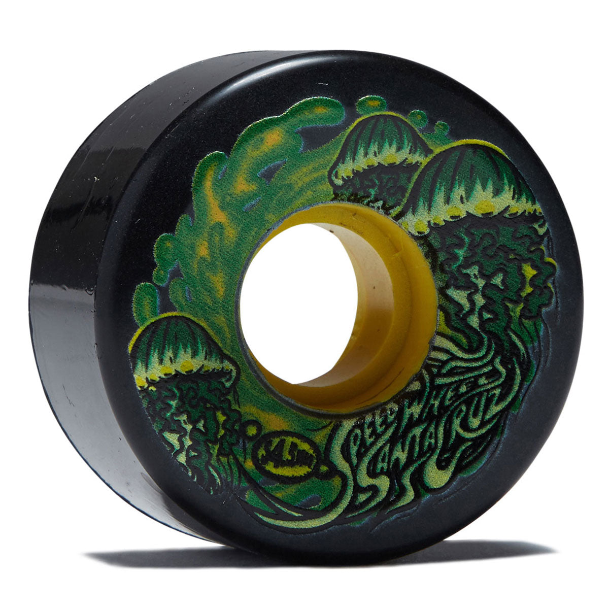 Slime Balls Jelly Fish Light Ups OG Slime 78a Skateboard Wheels - Black - 55mm image 1