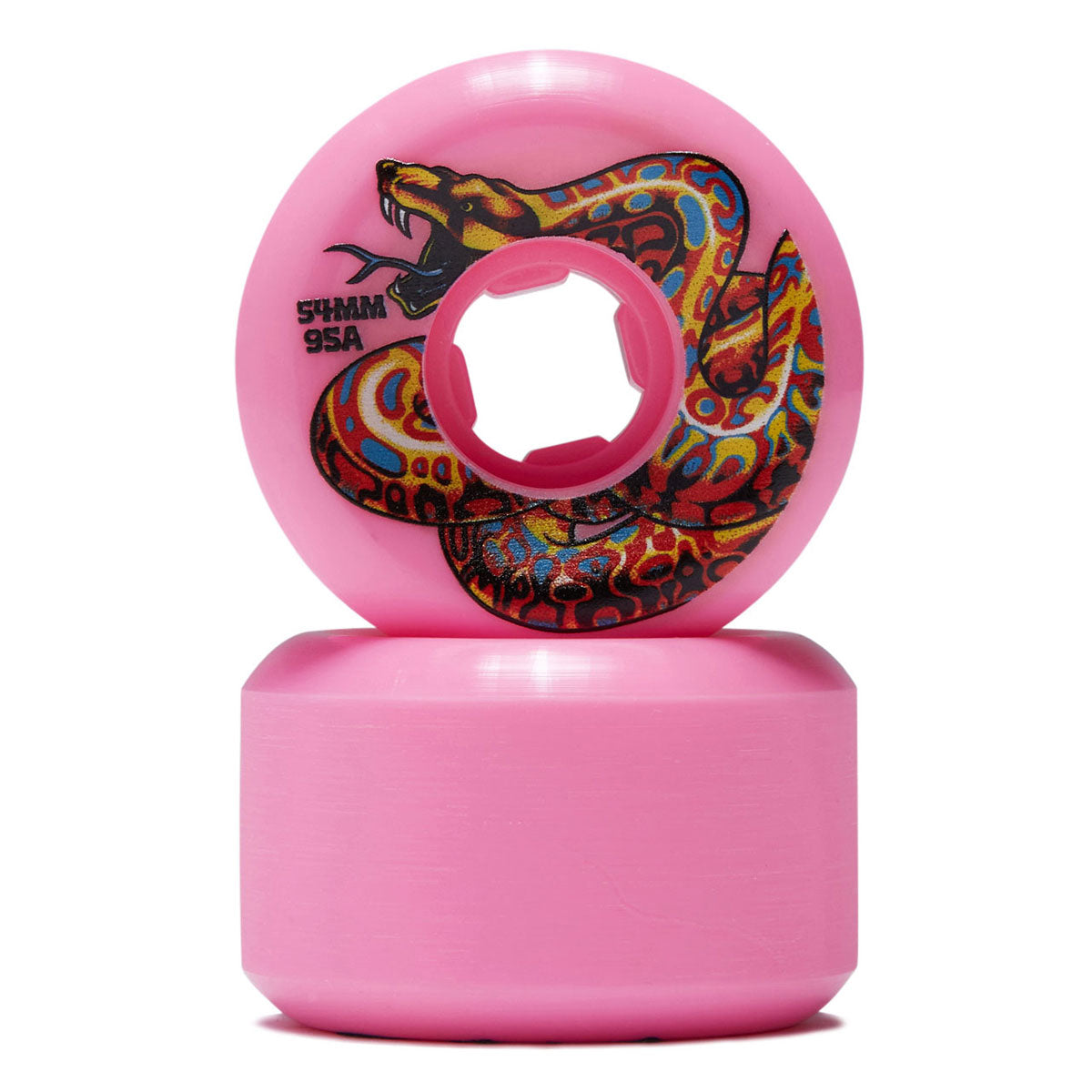 Slime Balls Jeff Kendall Snake Hardline 95a Skateboard Wheels - Pink - 54mm image 2