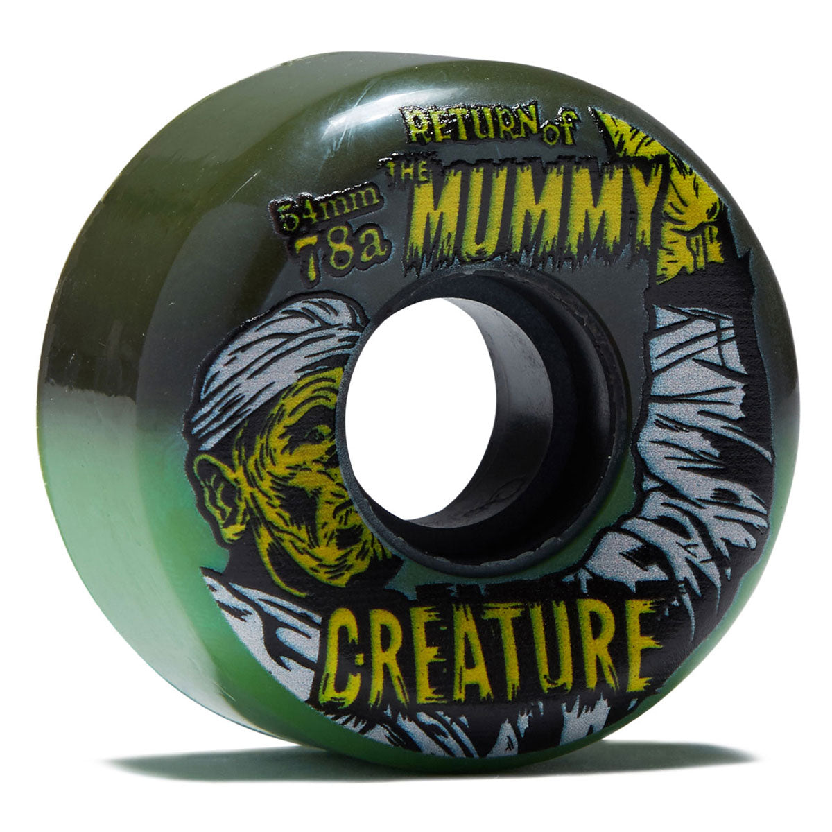 OJ Creature Mummy Keyframe 78a Skateboard Wheels - Green - 54mm image 1