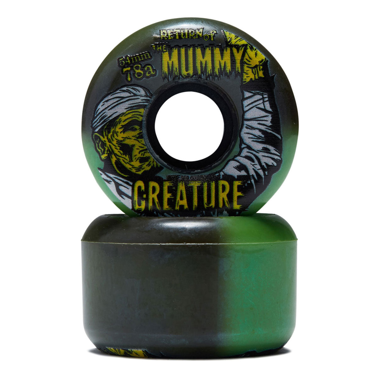 OJ Creature Mummy Keyframe 78a Skateboard Wheels - Green - 54mm image 2