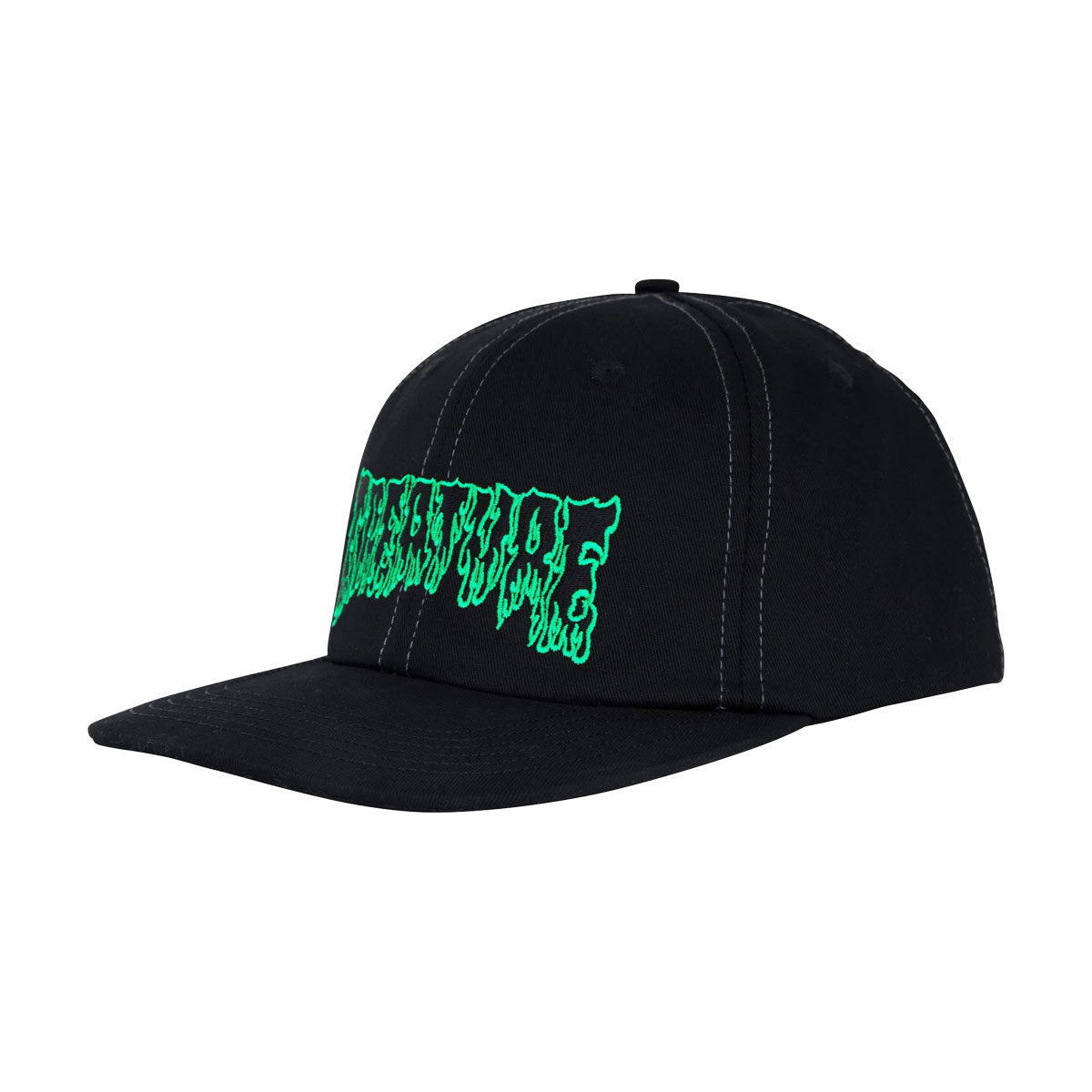 Creature Hesher Flame Snapback Hat - Black image 1