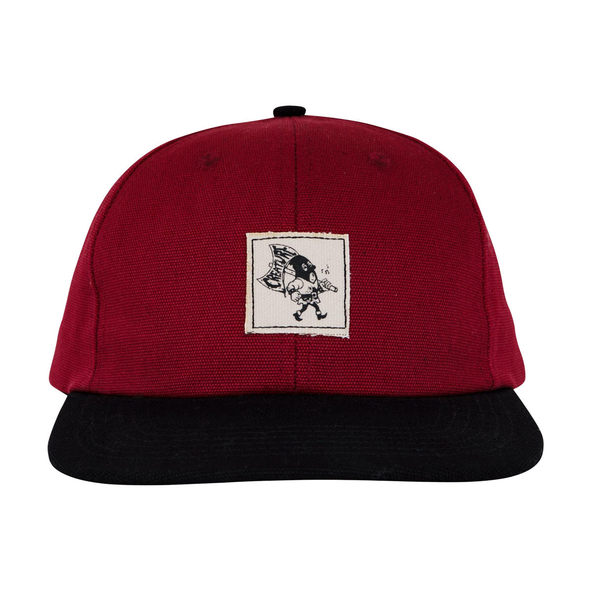 Creature 9 to 5 Strapback Hat - Maroon image 3