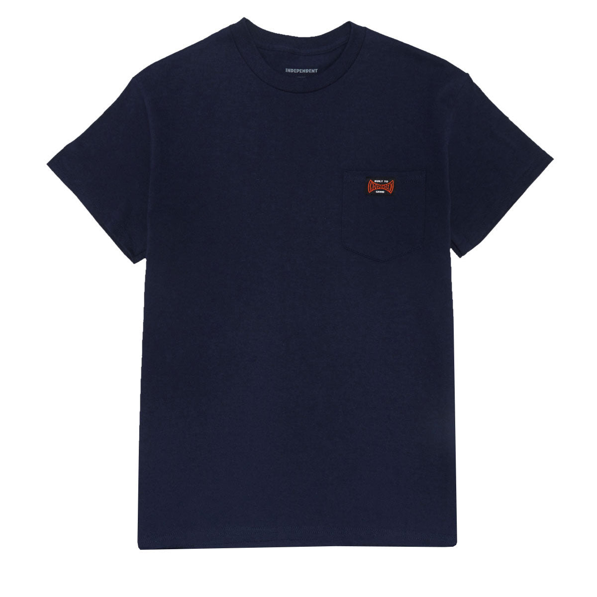 Independent Built To Grind Pocket T-Shirt - Navy image 1