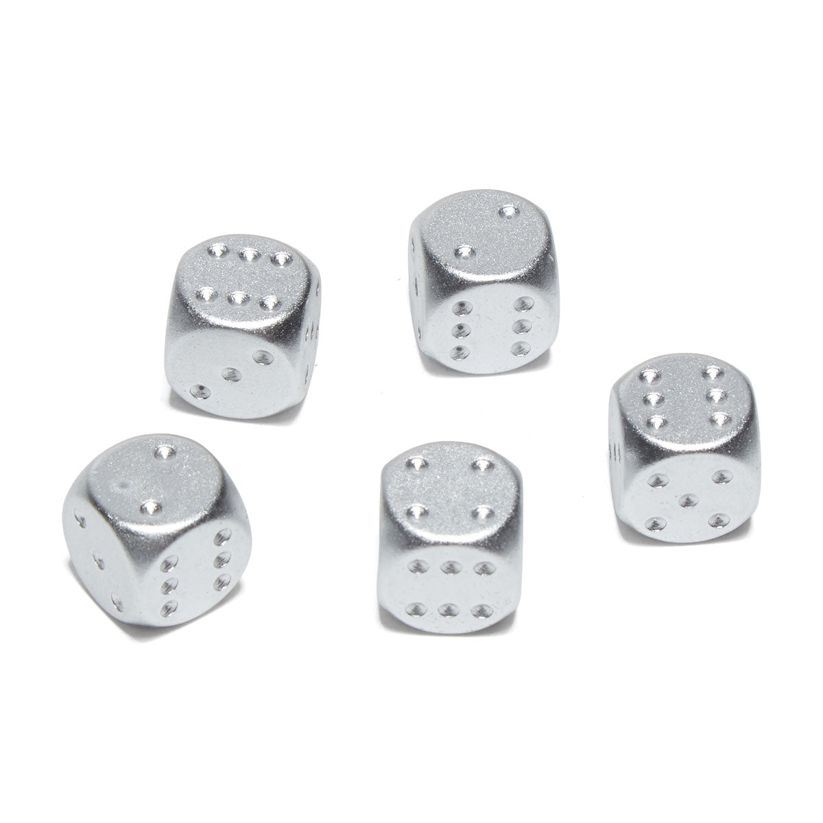 Independent Bar Logo Dice Set - Silver image 2