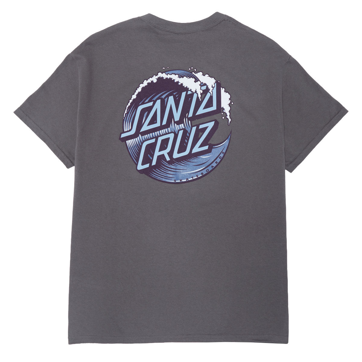 Santa Cruz Wave Dot T-Shirt - Charcoal/Chilled image 1