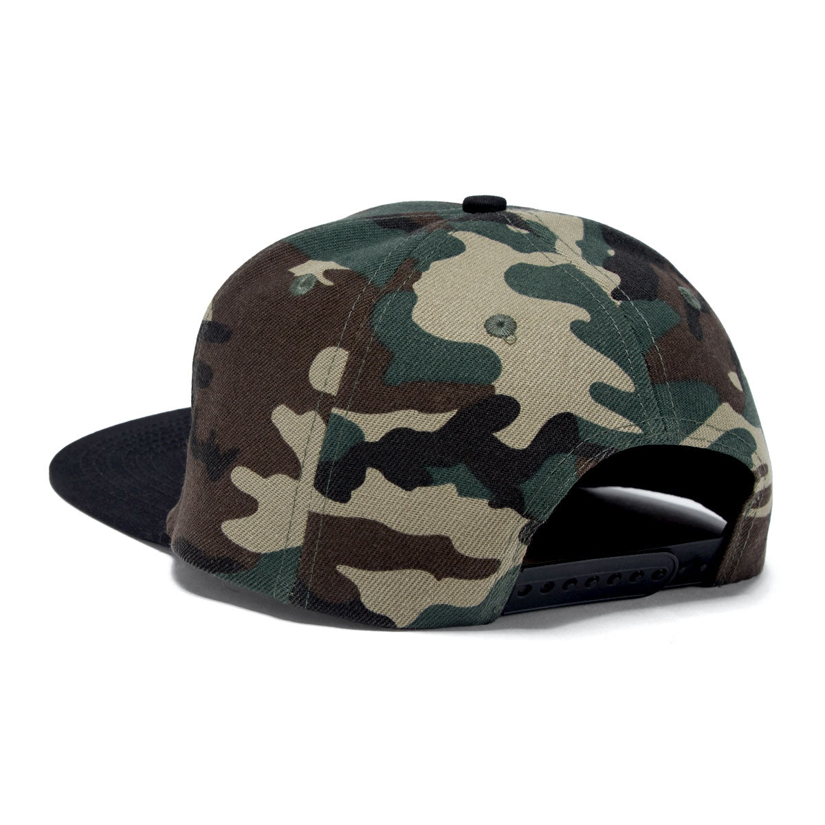 Santa Cruz Cruz Label Snapback Hat - Camo/Black image 2
