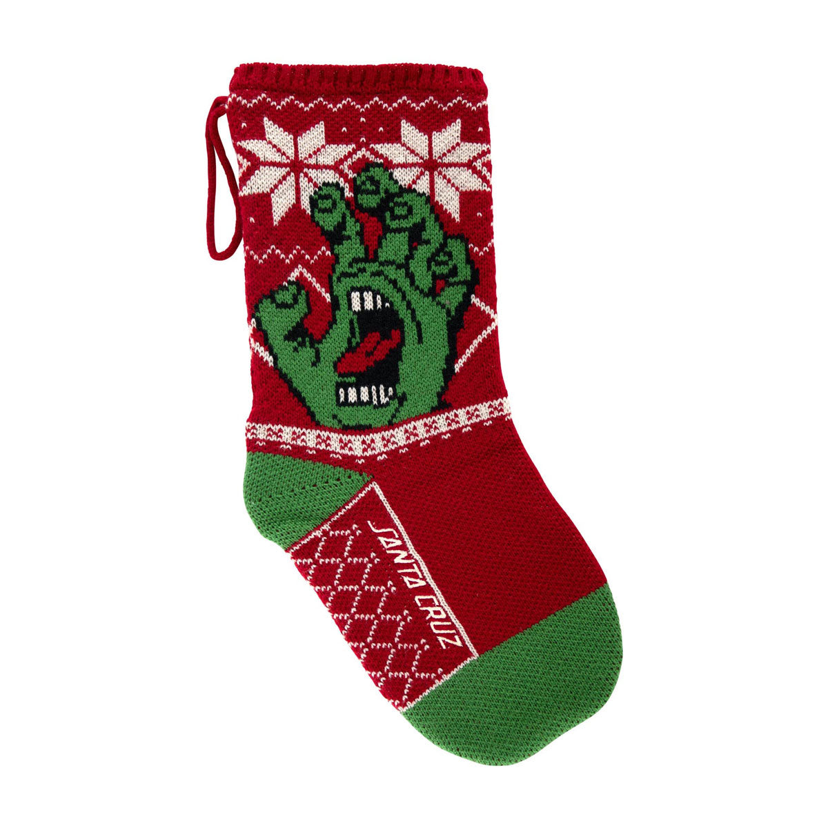 Santa Cruz Screaming Stocking - Red/Green image 2