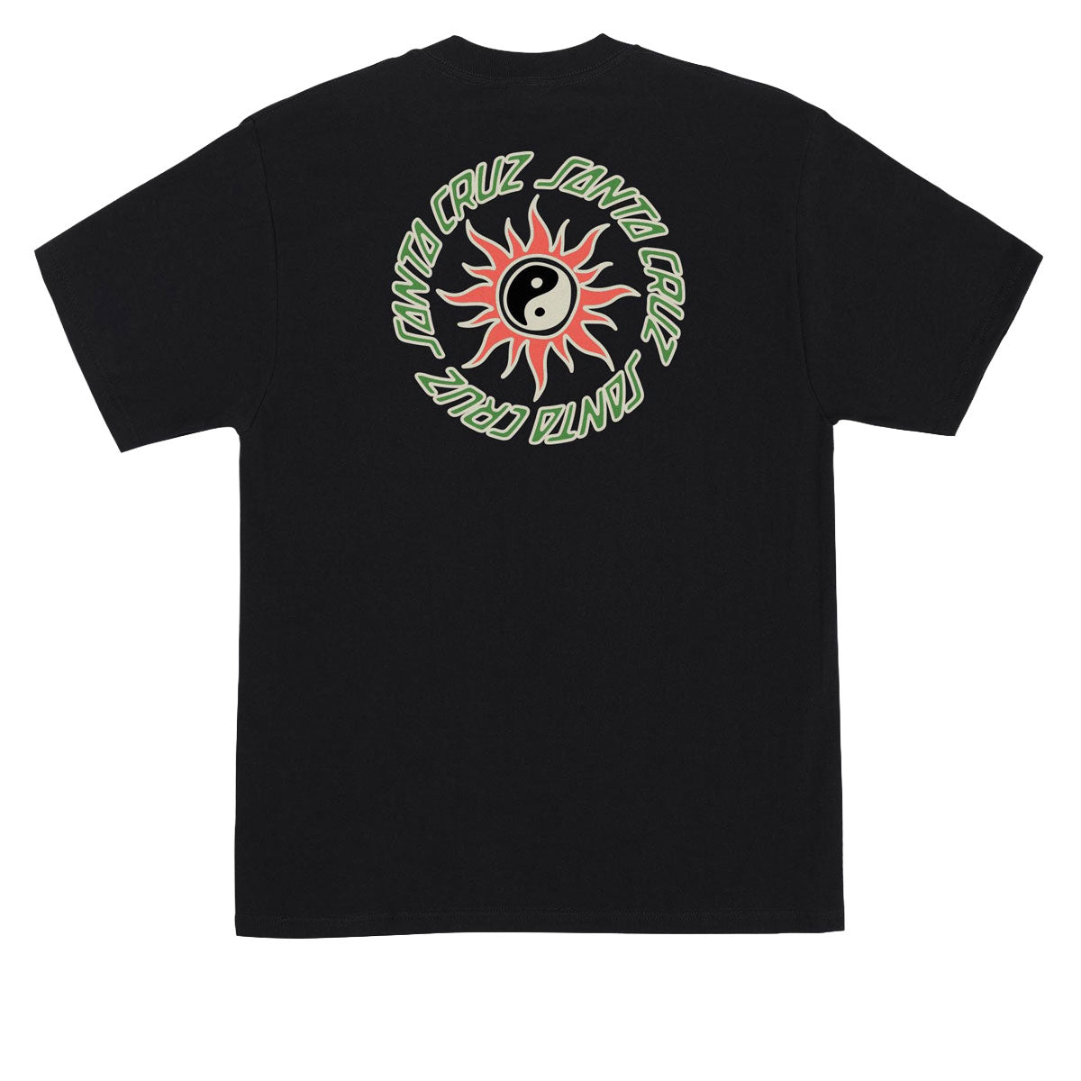 Santa Cruz Sol Spiral T-Shirt - Black image 1