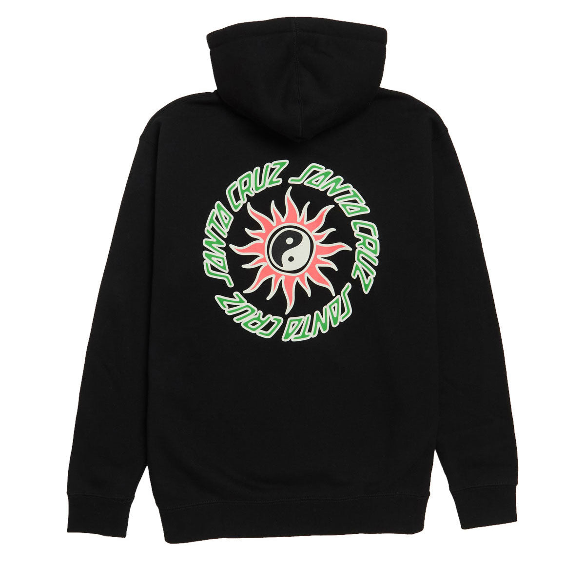 Santa Cruz Sol Spiral Zip Hoodie - Black image 2